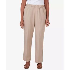 Alfred Dunner Women's Petite Pants 6P Short Tuscan Sunset Pull On